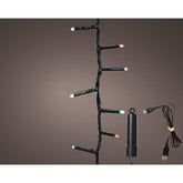 Lumineo BO Duracharge Compact String Light with Twinkle Effect 400cm - Black/Multi Color